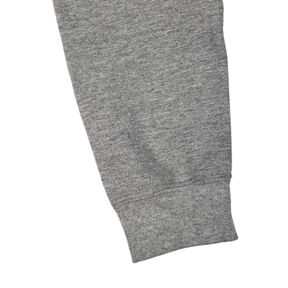 Disney Mickey Minnie Mouse Gray Fleece Cropped Sweatshirt Sz S Crewneck Sweater - Picture 6 of 8